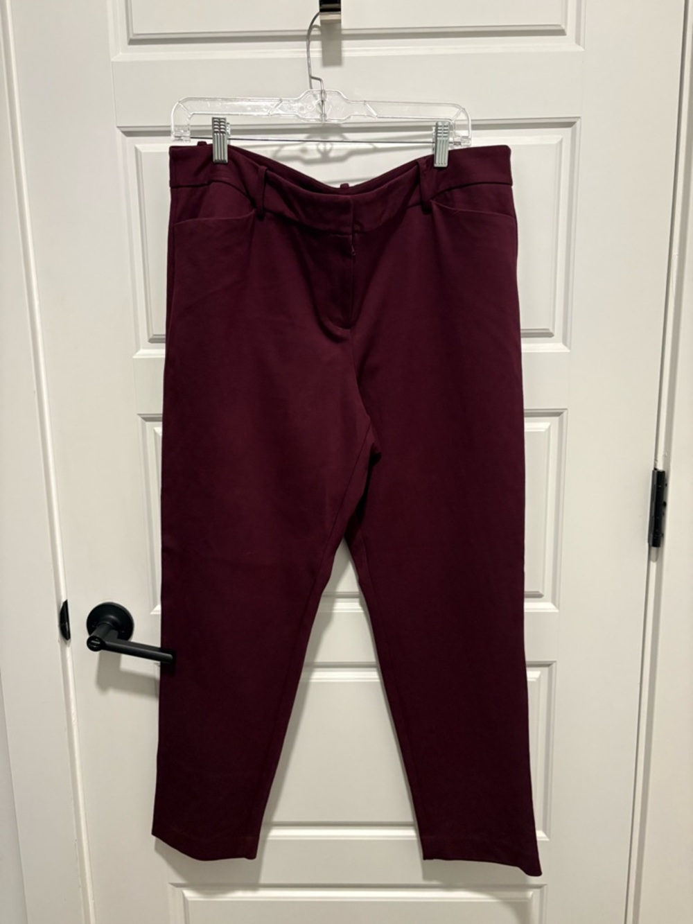 Liz Claiborne Plum Ponte Pull-On Pants